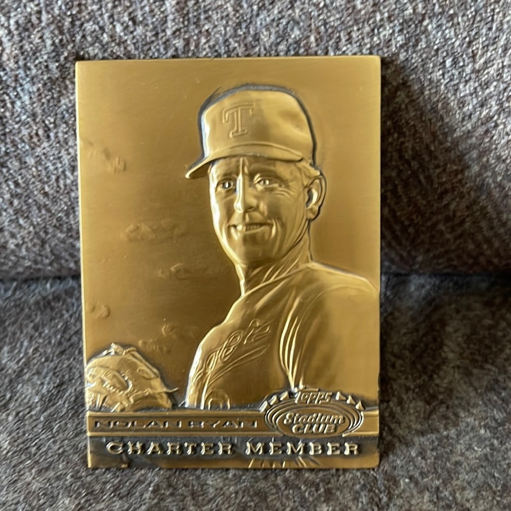 NIB Vintage Stadium Club Metal Card